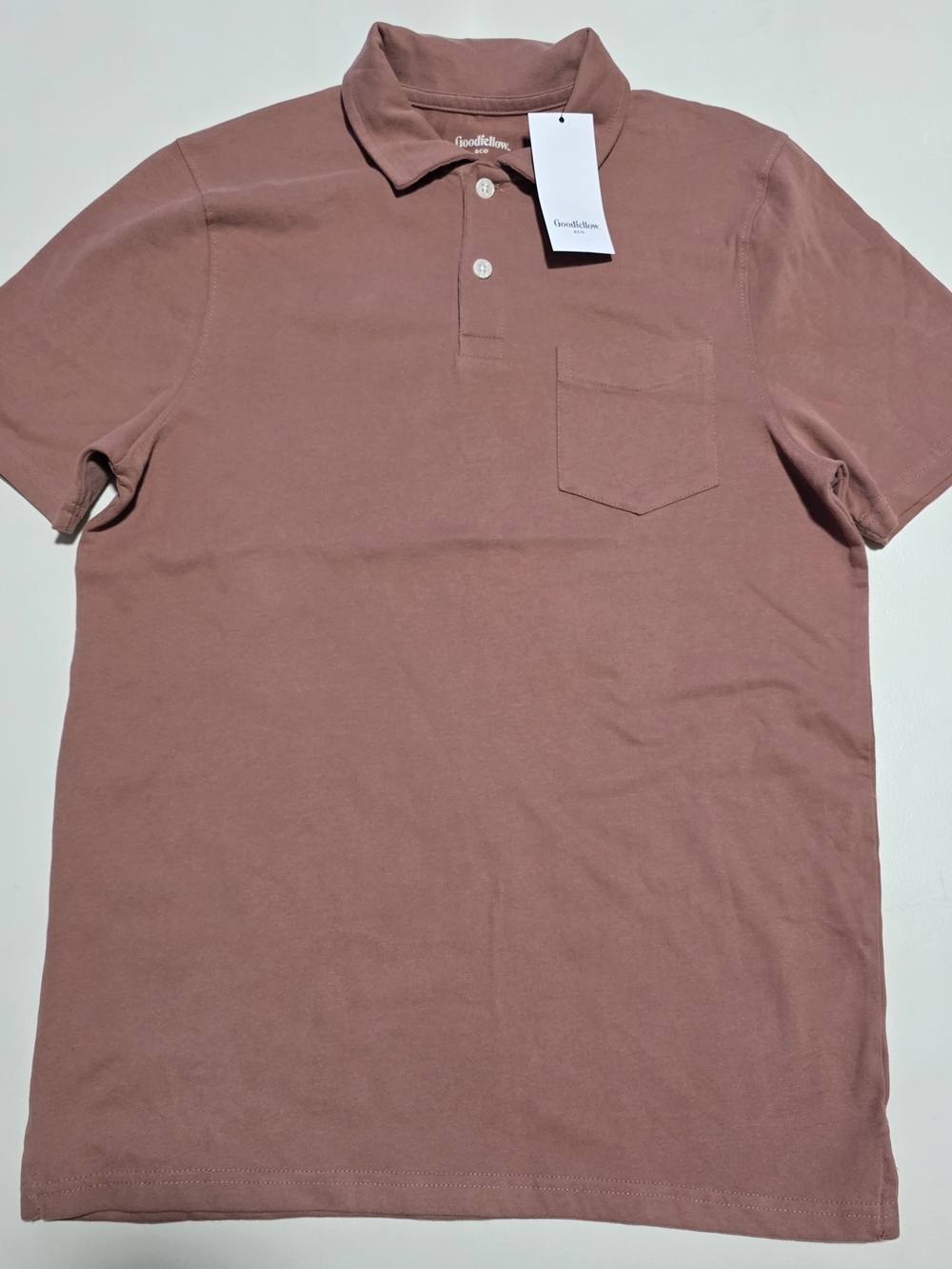 Goodfellow & Co Men's Rose Polo Pocket Shirt Size S